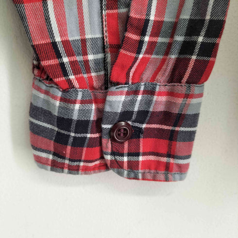 Jim Penney 60S L/S チェック 開襟 シャツ ボックス メンズ