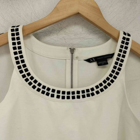 アルマーニエクスチェンジ ARMANI EXCHANGE ビジュー付きノースリーブブラウス レディース import:S