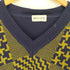 ピエールカルダン pierre cardin 総柄 切替 ウール Vネックニット メンズ import:L