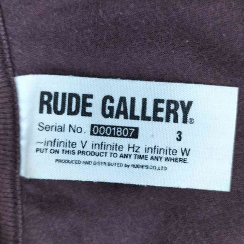 ルードギャラリー RUDE GALLERY ROCKERS プリント リンガーTシャツ メンズ JPN:3