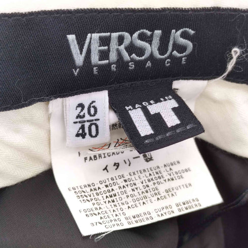 ヴェルサスヴェルサーチ VERSUS VERSACE MADE IN ITALY ツイードスカート レディース 26/40