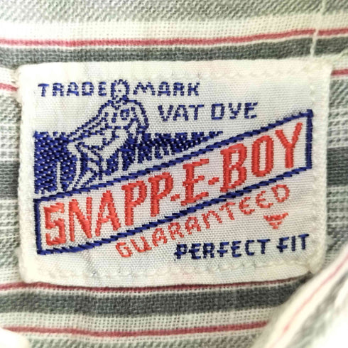 SNAPP-BOY 50S L/S ストライプ メンズ