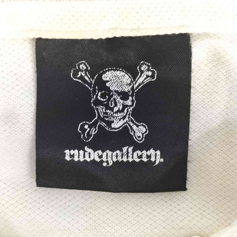 ルードギャラリー RUDE GALLERY オールドイングリッシュ ロゴ プリント ポロシャツ メンズ JPN:M