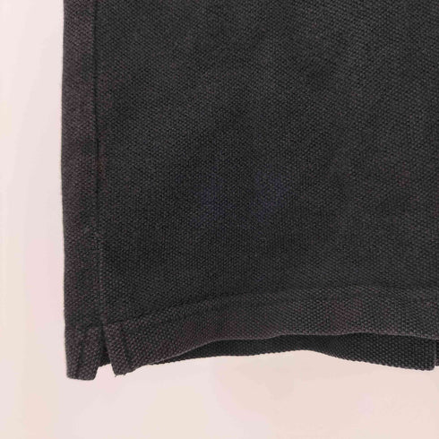 ロンズデール LONSDALE リブストライプ ロゴ刺繍 ポロシャツ メンズ import:M