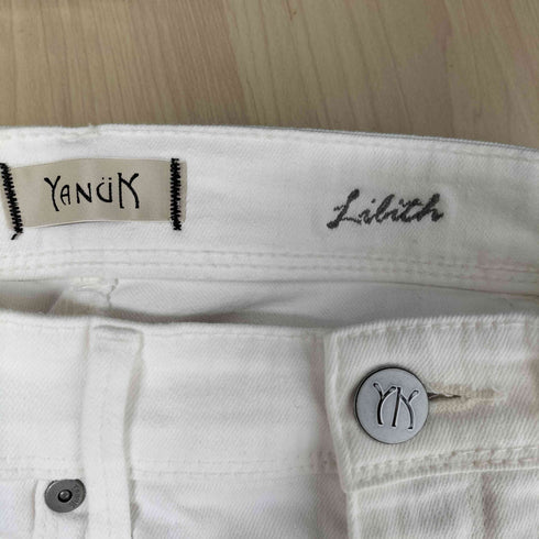 ヤヌーク YANUK 「SpillProof加工」ワイドストレート デニムパンツ LILITH レディース 22