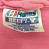 ヘインズ Hanes 80S USA製 ボディ カー プリント S/S Tシャツ 裾袖シングル メンズ import:XL