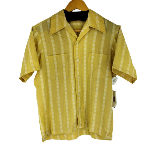 70S ストライプ S/S 開襟 シャツ メンズ 14 1/2