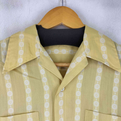 70S ストライプ S/S 開襟 シャツ メンズ 14 1/2
