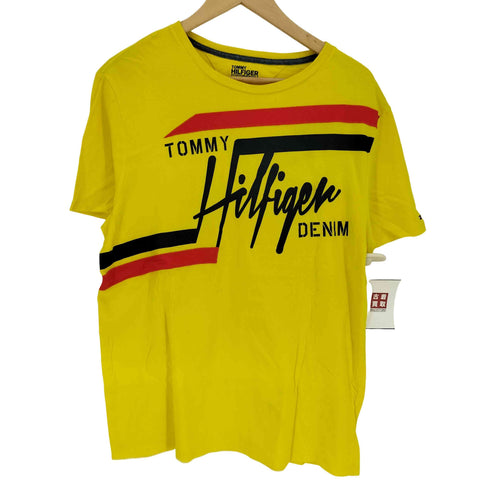 トミーヒルフィガー TOMMY HILFIGER フロント プリント S/S クルーネック Tシャツ メンズ import:M