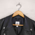 ギャップ Gap FAUX LTHR MOTO TRUE BLACK フェイクレザーダブルライダースジャケット レディース import:M