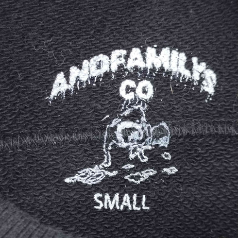 andfamilys 両面ラバープリント Vネックスウェット メンズ import:S
