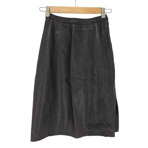 コムサデモード COMME CA DU MODE ラムレザースカート レディース JPN:M