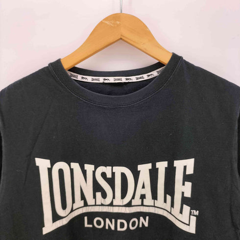 ロンズデール LONSDALE ロゴプリント 長袖 Tシャツ メンズ