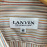 ランバン LANVIN ストライプ ボタンダウン コットンシャツ メンズ JPN:48
