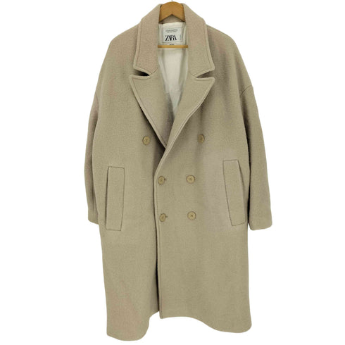 ザラ ZARA WOOL BLEND LONG COAT ウールブレンド ロングコート メンズ import:L