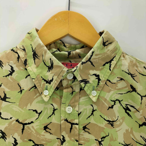 アベイシングエイプ A BATHING APE 90S 初期 OLD ユニオンジャック タグ ABC CAMO カモ 迷彩 S/S シャツ メンズ JPN:M
