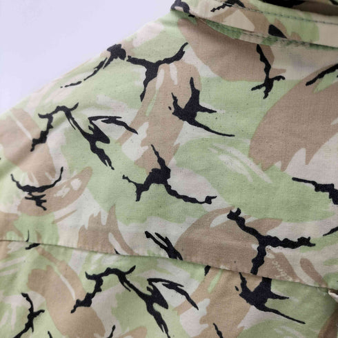 アベイシングエイプ A BATHING APE 90S 初期 OLD ユニオンジャック タグ ABC CAMO カモ 迷彩 S/S シャツ メンズ JPN:M