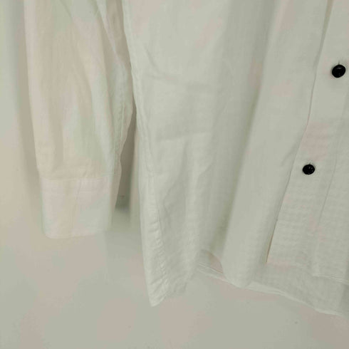 バーバリーブラックレーベル BURBERRY BLACK LABEL 千鳥格子 ボタンダウン コットンシャツ メンズ US:40