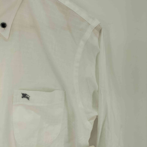 バーバリーブラックレーベル BURBERRY BLACK LABEL 千鳥格子 ボタンダウン コットンシャツ メンズ US:40