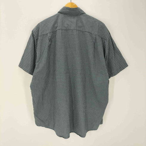 ギャップ Gap 90-00S 紺タグ OLD S/S チェック ボックス シャツ メンズ import:L