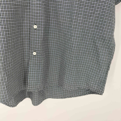 ギャップ Gap 90-00S 紺タグ OLD S/S チェック ボックス シャツ メンズ import:L