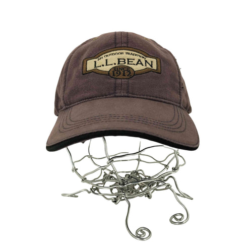 エルエルビーン L.L.Bean 00s エンブレム刺繍 ピグメント加工 パネルキャップ メンズ 57~59cm