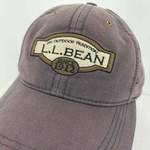 エルエルビーン L.L.Bean 00s エンブレム刺繍 ピグメント加工 パネルキャップ メンズ 57~59cm