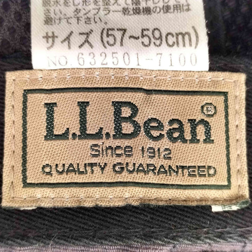エルエルビーン L.L.Bean 00s エンブレム刺繍 ピグメント加工 パネルキャップ メンズ 57~59cm