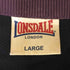 ロンズデール LONSDALE 裏地メッシュ ナイロン ライダースジャケット メンズ import:L