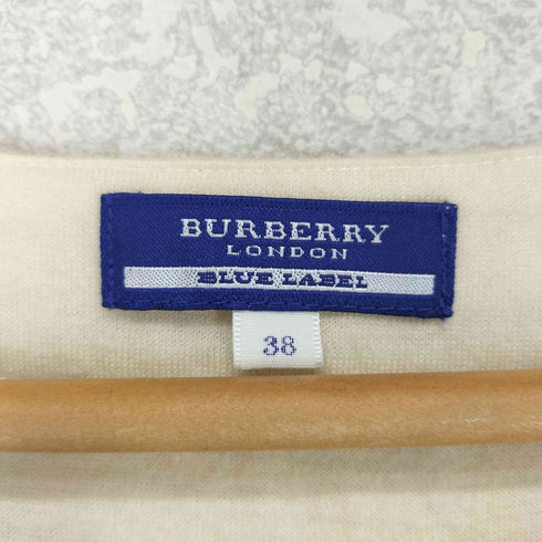 バーバリーブルーレーベル BURBERRY BLUE LABEL ホースロゴ ニット カットソー Y2K レディース 38