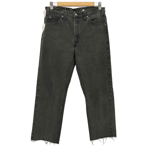 リーバイス Levis 96年製造 505 REGULAR FIT STRAIGHT LEG ジップフライブラックデニムパンツ メンズ 34