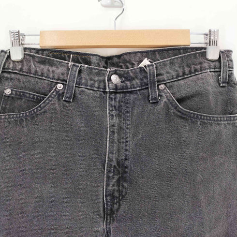 リーバイス Levis 96年製造 505 REGULAR FIT STRAIGHT LEG ジップフライブラックデニムパンツ メンズ 34