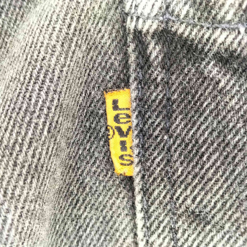 リーバイス Levis 96年製造 505 REGULAR FIT STRAIGHT LEG ジップフライブラックデニムパンツ メンズ 34