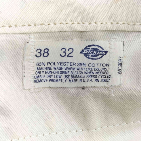 ディッキーズ Dickies 80s USA製 チビタグ ワークパンツ メンズ 38×32