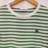 ラコステ LACOSTE UVカット 吸水速乾 ウォッシャブル COOLMAX クールマックス ボーダーニット半袖Tシャツ レディース JPN:36