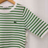 ラコステ LACOSTE UVカット 吸水速乾 ウォッシャブル COOLMAX クールマックス ボーダーニット半袖Tシャツ レディース JPN:36