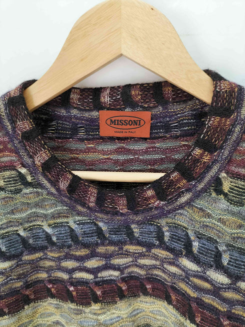 ミッソーニ MISSONI イタリア製 3D ニット メンズ