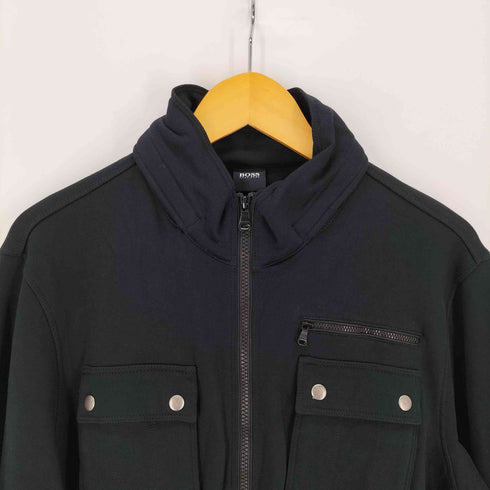 ヒューゴボス HUGO BOSS タクティカルポケット ミリタリー スウェットジャケット メンズ L
