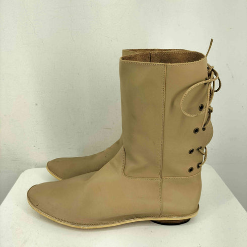 フィン Fin バックレースアップ レザー ブーツ レディース JPN:23.5