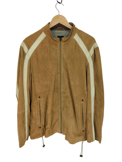 ヒューゴボス HUGO BOSS 山羊革 スエード ジップアップジャケット メンズ 52