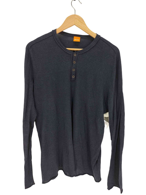 ヒューゴボス HUGO BOSS ヘンリーネック L/S カットソー メンズ M