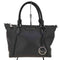 マイケルコース Michael Kors ロゴチャーム付き レザー ハンドバッグ レディース