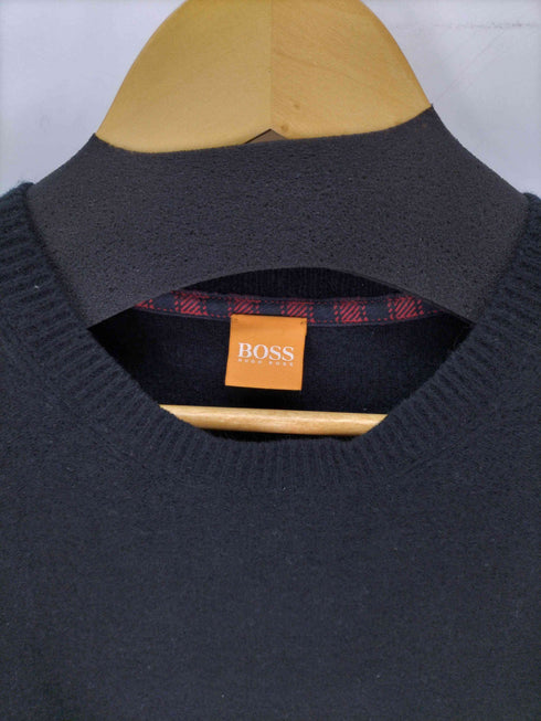 ヒューゴボス HUGO BOSS クルーネック ウールニット メンズ L