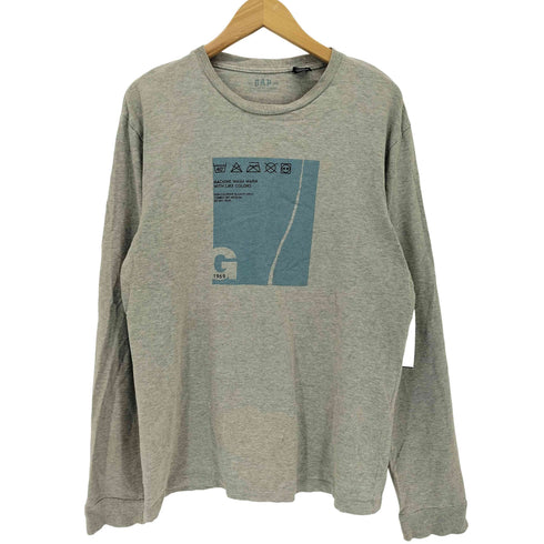 ギャップ Gap 90~00s OLD プリントクルーネックTシャツ メンズ M