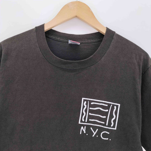 フルーツオブザルーム FRUIT OF THE LOOM 80~90s USA製 プリントクルーネックTシャツ メンズ M