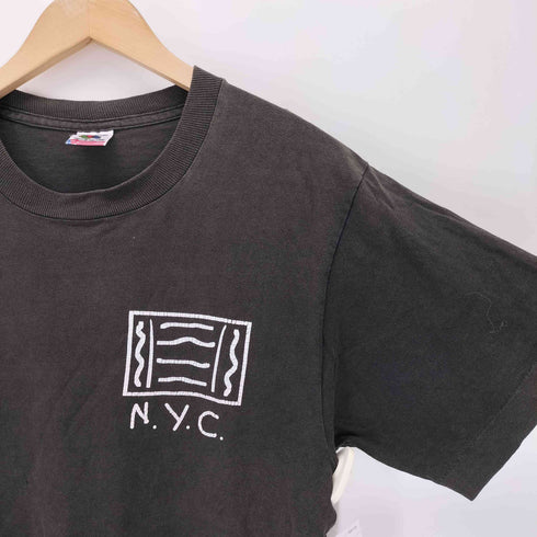 フルーツオブザルーム FRUIT OF THE LOOM 80~90s USA製 プリントクルーネックTシャツ メンズ M