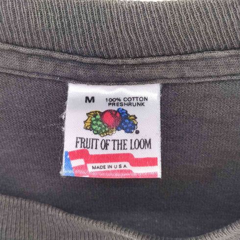 フルーツオブザルーム FRUIT OF THE LOOM 80~90s USA製 プリントクルーネックTシャツ メンズ M
