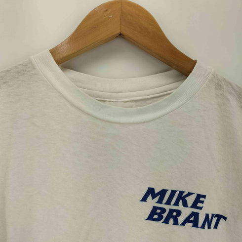 シングルステッチ フロントプリントクルーネックTシャツ メンズ