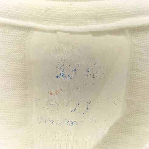 シングルステッチ フロントプリントクルーネックTシャツ メンズ