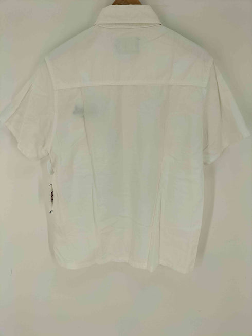 クラクト CLUCT 刺繍ロゴ S/S ボタンダウンシャツ メンズ L